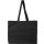 Shopping bag in cotone Oeko-Tex® 180 g/m² con soffietto a D e manici lunghi