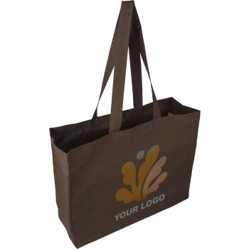 gadget ecologici con logo - Shopping bag in cotone 180 g/m² Maleya