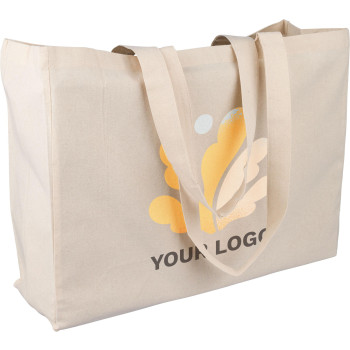 gadget ecologici con logo - Shopping bag in cotone 180 g/m² Novi