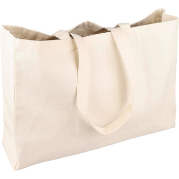 gadget ecologici con logo - Shopping bag in cotone 280 g/m² Harrier