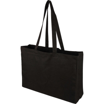 gadget ecologici con logo - Shopping bag in cotone 280 g/m² Hugh