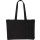 Shopping bag personalizzabile Impression cotone nero con soffietto