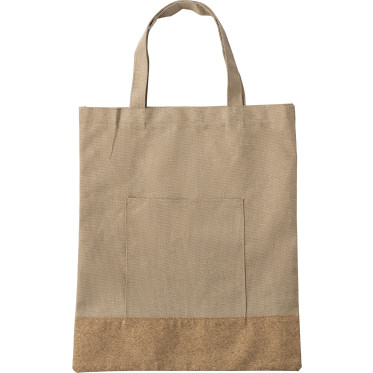 Shopping Bag personalizzabile Impression in poliestere 600 D RPET con sughero