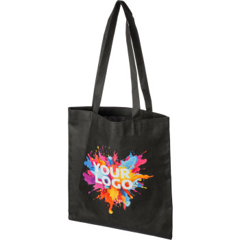 Shopper in cotone personalizzata con logo - Shopping bag in TNT 80 gr/m² riciclato Talisa
