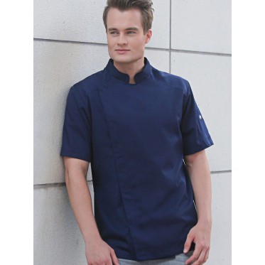 Abbigliamento ristorazione personalizzato con logo - Short-Sleeve Chef Jacket Modern-Look