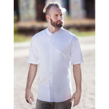 Giubbotto personalizzato con logo - Short-sleeve Chef Jacket Modern-Touch