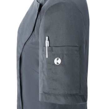 Short-Sleeve Ladies' Chef Jacket Modern-Look