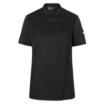 Abbigliamento ristorazione personalizzato con logo - Short-Sleeve Ladies’ Chef Jacket Modern-Look