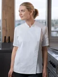 Short-Sleeve Ladies' Chef Jacket Modern-Look