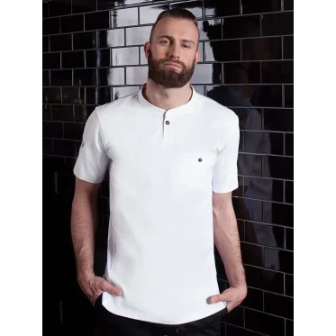 T-shirt slim fit personalizzabile Karlowsky colletto alto