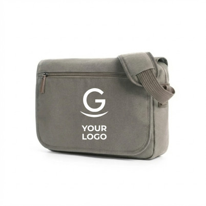 Shoulder Bag personalizzabile Halfar in cotone 100% con tasche imbottite