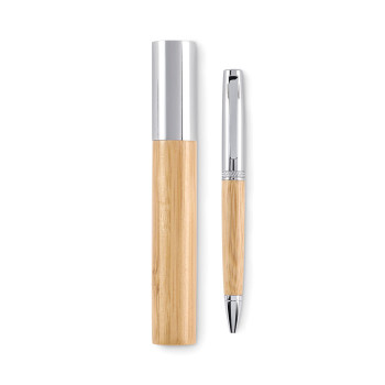 Penna personalizzata con logo  - SIDEN - Penna a sfera a rotazione in me