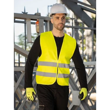 Gilet di sicurezza personalizzabile Korntex con fasce riflettenti 5 cm