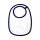 Bavaglino personalizzabile Babybugz 100% cotone organico pettinato