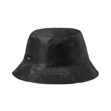 Cappello bob reversibile personalizzabile in poliestere RPET e pile
