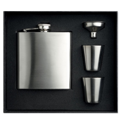 SLIMMY FLASK SET - Set fiaschetta con due bicchie