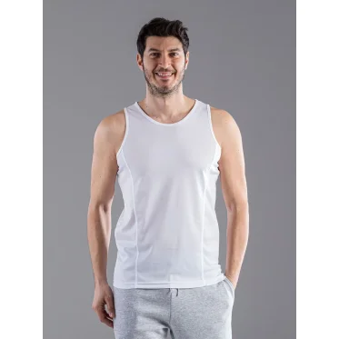 Canotta personalizzabile Sprintex in poliestere traspirante e leggera