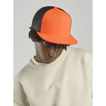 Cap personalizzabile Atlantis a sei pannelli in poliestere riciclato traspirante