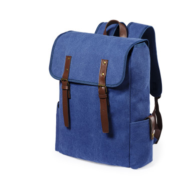 Zaino personalizzabile in tela robusta con schienale e spallacci imbottiti