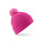 Cuffia in maglia personalizzabile Beechfield doppio strato con pompon