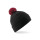 Cuffia in maglia personalizzabile Beechfield doppio strato con pompon
