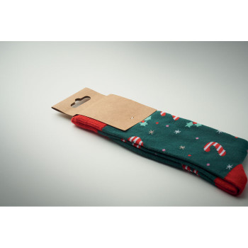 Calze Natalizie personalizzate - SOC LARGE - Coppia di calzini natalizie L