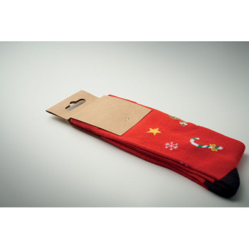 Calze Natalizie personalizzate - SOC LARGE - Coppia di calzini natalizie L