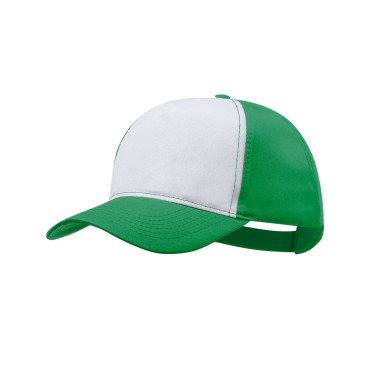 Cappello trucker personalizzabile 5 pannelli bianco/colori vivaci