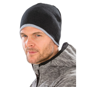 Berretti personalizzati con logo - SOFT FEEL REVERSIBLE CUFFLESS BEANIE