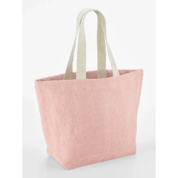 Soft Washed Jute Beach Bag 