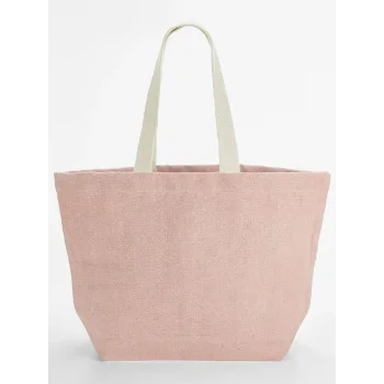 Soft Washed Jute Beach Bag 