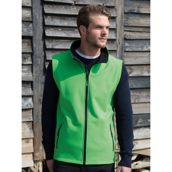 Softshell bodywarmer stampabile