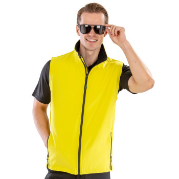 Softshell bodywarmer stampabile