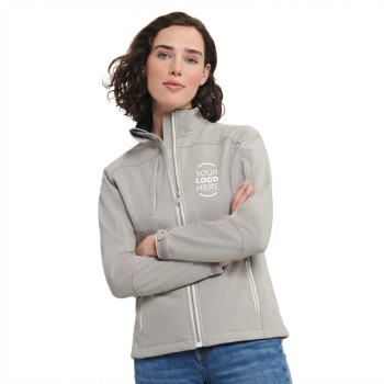 Softshell personalizzabile Russell antivento con zip a contrasto