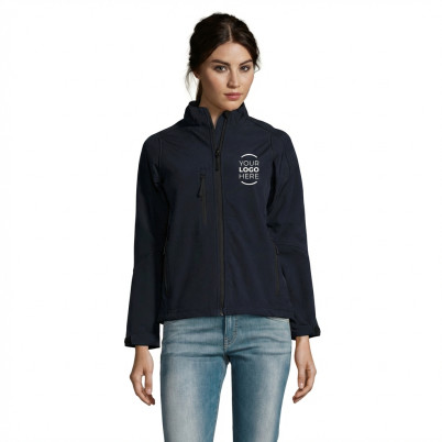 Softshell tecnica da donna personalizzabile impermeabile traspirante