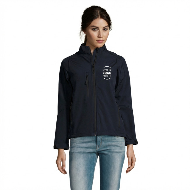 Softshell tecnica da donna personalizzabile impermeabile traspirante