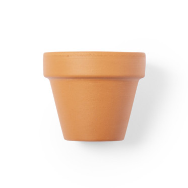 Vaso in terracotta personalizzabile con semi di petunia e drenaggio