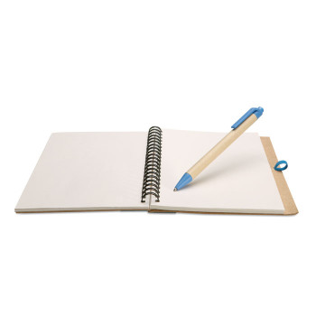 Block notes ecologici personalizzati con logo - SONORA PLUS - Blocnotes carta riciclata