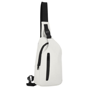 Borsa a tracolla personalizzabile morbida in PU con chiusura doppio tiratore