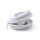 Cuffie in-ear Bluetooth personalizzabili colore bianco con custodia zip