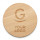 Sottobicchiere rotondo in bamboo resistente e naturale eco-friendly