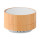 Speaker Bluetooth Wireless personalizzabile finitura bamboo 3W 3 ore autonomia