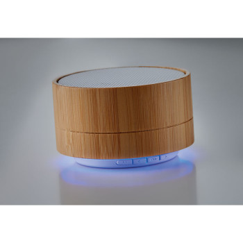 Speaker altoparlante personalizzato con logo - SOUND BAMBOO - Speaker wireless in bamboo