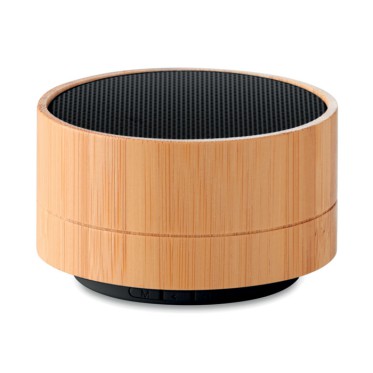 Speaker altoparlante personalizzato con logo - SOUND BAMBOO - Speaker wireless in bamboo