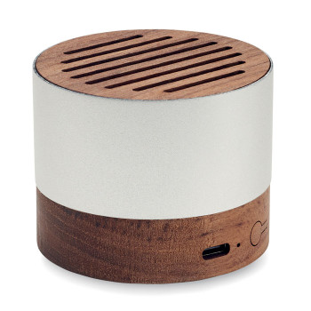 Speaker altoparlante personalizzato con logo - SOUNEUZ - Diffusore in alluminio riciclato