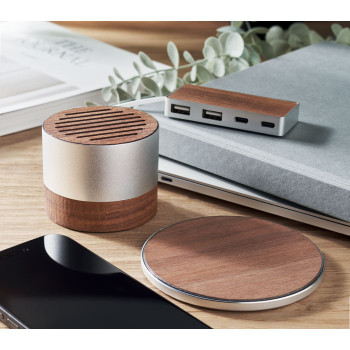 Speaker altoparlante personalizzato con logo - SOUNEUZ - Diffusore in alluminio riciclato