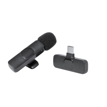 Microfono lavalier wireless compatto con ricevitore OTG Type-C