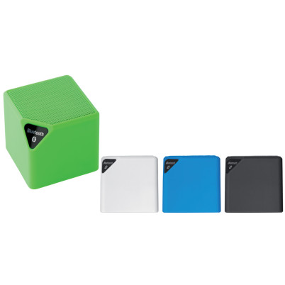 Speaker bluetooth, quadro in plastica colorata, include cavo USB, volume e pulsanti ON/OFF sul fondo, potenza del segnale fino a 10mt, frequenza 280HZ-16KHZ. Confezione in scatola singola.