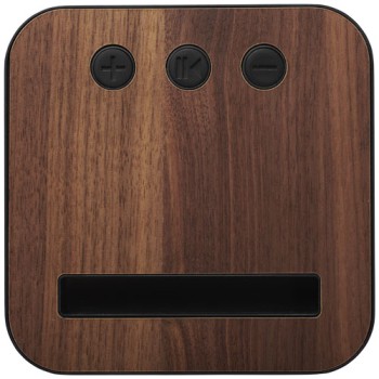 Gadget tecnologico personalizzato con logo - Speaker Bluetooth® in tessuto e legno Shae