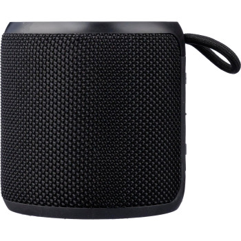 Speaker altoparlante personalizzato con logo - Speaker wireles da esterno in ABS riciclato e tessuto Lloyd